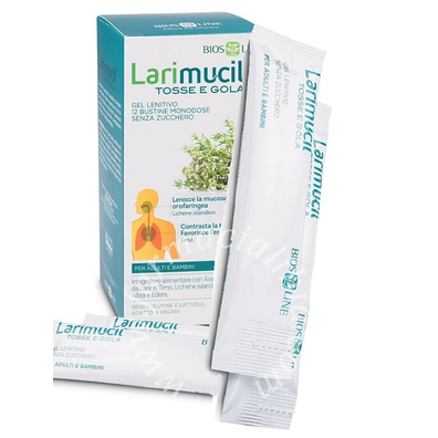 Larimucil tosse gola 12 bustine 10 ml