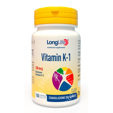 Longlife vitamin k 100mcg 100 compresse rivestite