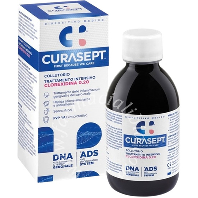 Curasept collutorio 0,20 ads + dna 200 ml