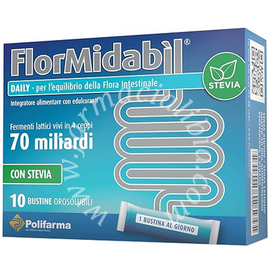 Flormidabil daily 10 bustine con stevia