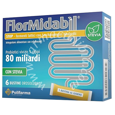 Flormidabil stop 6 bustine con stevia