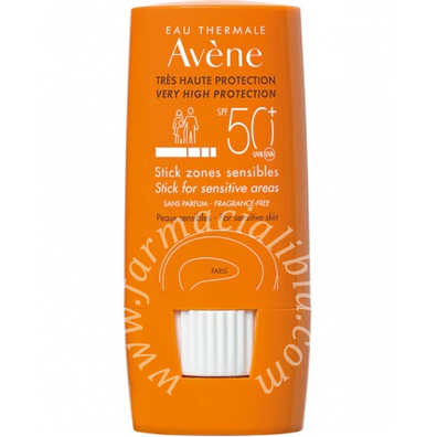 Avene eau thermale stick large zone sensibili 50+ 8 g