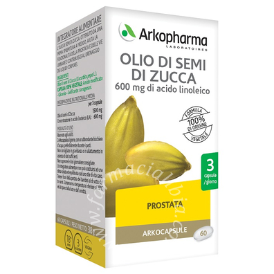 Arko capsule olio semi zucca 60 capsule