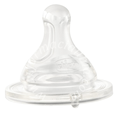 Chicco tettarella perfect 5 4m in silicone 3 fori 2 pezzi