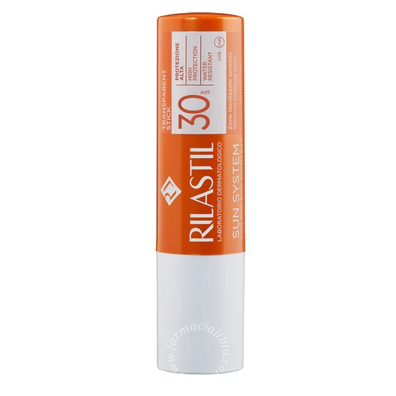 Rilastil sun system photo protection terapy stick transparente spf 30 4 ml