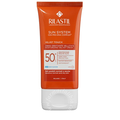 Rilastil sun system photo protection terapy spf 50+ crema vellutante 50 ml