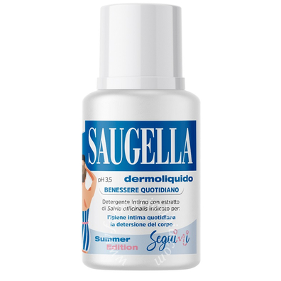 Saugella dermoliquido ph 3,5 benessere quotidiano detergente intimo 100 ml