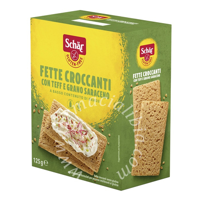 Schar fette croccanti con teff e grano saraceno senza lattosio 125 g