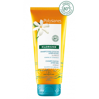 Klorane shampoo doccia doposole corpo/capelli 200ml