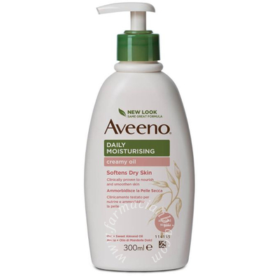 Aveeno crema olio corpo 300 ml pump promo