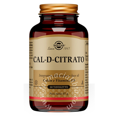 Cal d citrato 60 tavolette