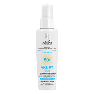 Aknet sun protezione molto alta spf50+ 50 ml