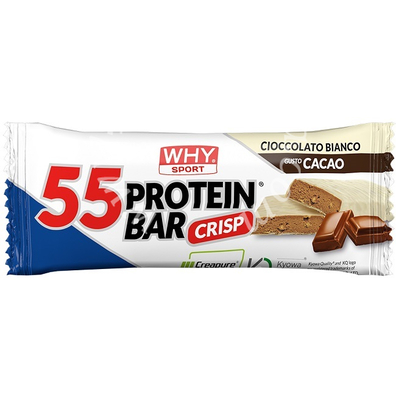 Whysport 55 protein bar cioccolato bianco cacao 55 g