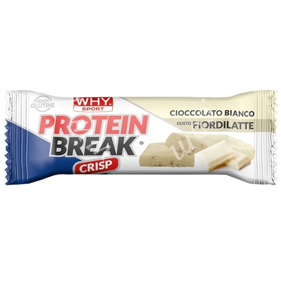 Whysport protein break cioccolato bianco fiordilatte 30 g