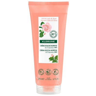 Klorane crema doccia latte di rosa 200 ml