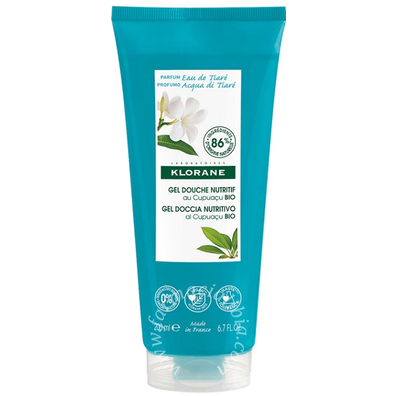 Klorane gel doccia eau de tiare 200 ml