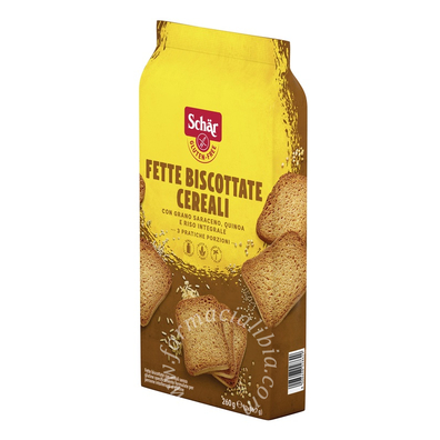 Schar fette biscottate cereali 3 porzioni da 86,7 g