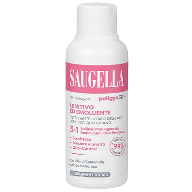 Saugella poligyn 50+ detergente intimo lenitivo ed emolliente 250 ml