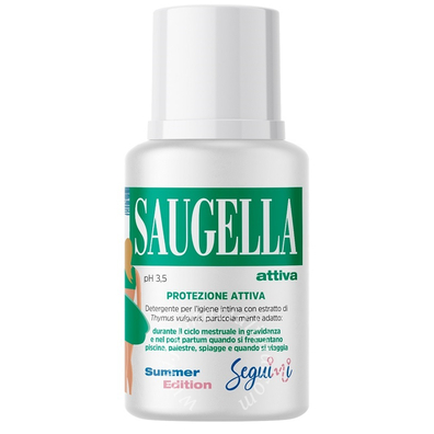 Saugella attiva ph 3,5 protezione attiva detergente igiene intima 100 ml