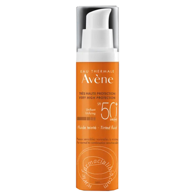 Avene sol fluido spf50+ colorato nuova formula 50 ml