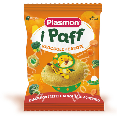 Plasmon paff anellini broccoli carota 15 g