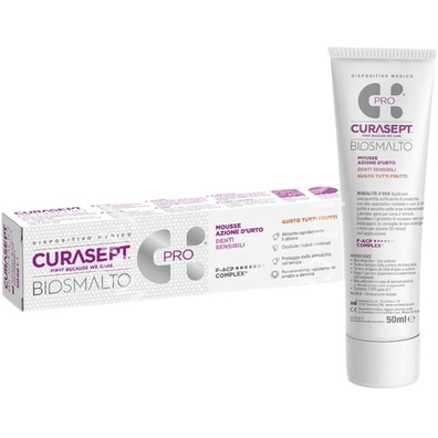 Curasept biosmalto mousse denti sensibili 50 ml