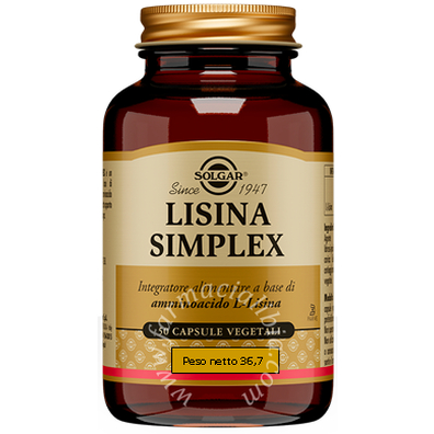 Lisina simplex 50 capsule vegetali