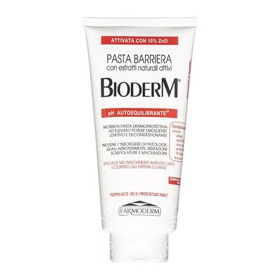 Bioderm pasta barriera traspirante ph autoequilibrante con 10% zinco 300 ml