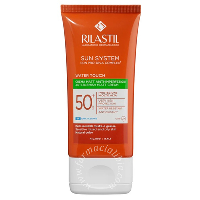 Rilastil sun system water touch mat crema spf50+ 50 ml