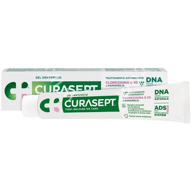 Curasept gel dentifricio ads dna trattamento astringente 75 ml