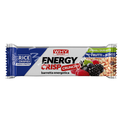 Whysport energy crisp barretta frutti di bosco 30 g