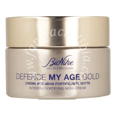Defence my age gold crema intensiva fortificante notte 50 ml