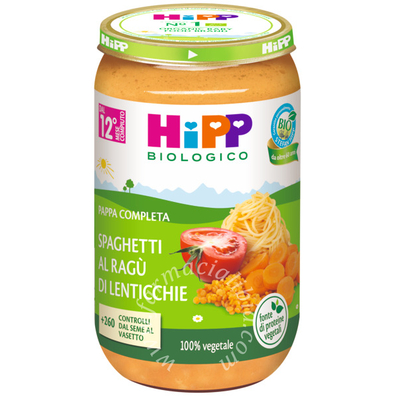 Hipp spaghetti ragu' di lenticchie 250 g