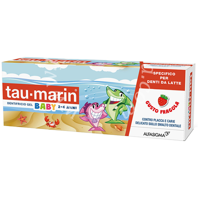 Tau marin dentifricio gel baby 2-6 anni 50 ml gusto fragola