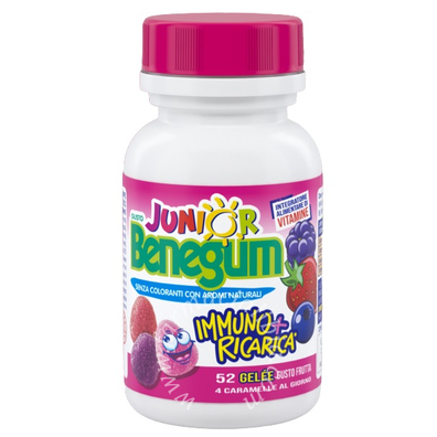 Benegum j immuno + ricarica frutti rossi 156 g
