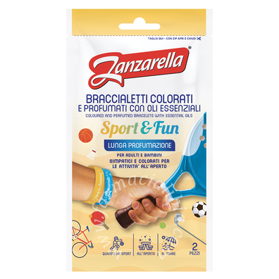 Zanzarella braccialetti sport&fun 2 pezzi