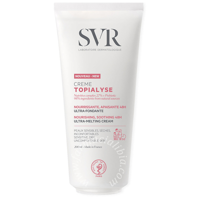 Topialyse creme nourishing soothing 48h ultra melting pelle secca e sensibile 200 ml