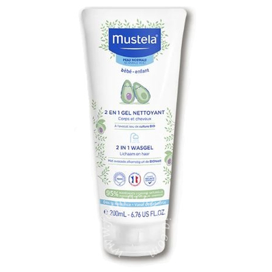 Mustela gel 2 in 1 200 ml