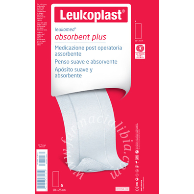 Leukomed medicazione post-operatoria in tessuto non tessuto 10 x 25 cm