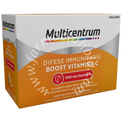 Multicentrum difese immunitarie boost vitamina c 14 bustine