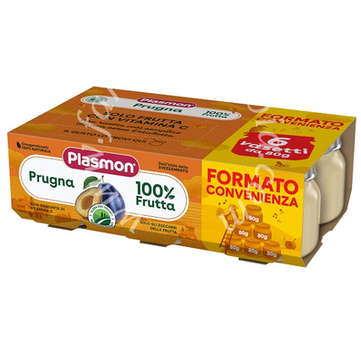 Plasmon omogeneizzato prugna 6x80 g
