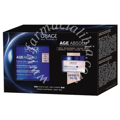 Uriage promo kit age absolute creme 50 ml + masque 15 ml