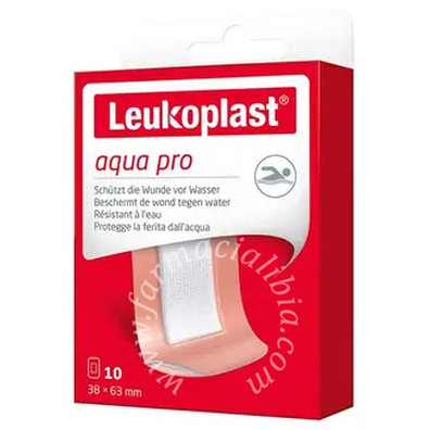 Leukoplast aquapro 63x38 10 pezzi