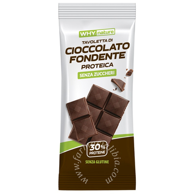 Whynature tavoletta cioccolato fondente proteica 70 g