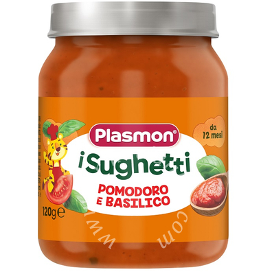 Plasmon i sughetti pomodoro e basilico 120 g