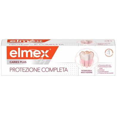 Elmex dentifricio caries plus protezione completa 75 ml