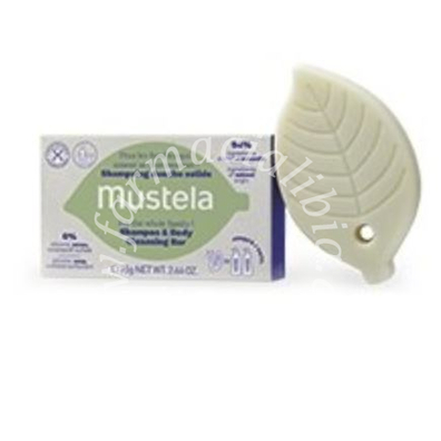 Mustela shampoo detergente solido 75 g