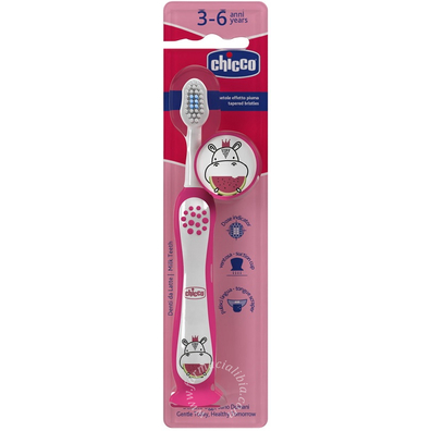 Chicco spazzolino 3-6 years rosa