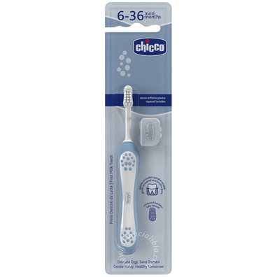 Chicco spazzolino 6 mesi+ azzurro