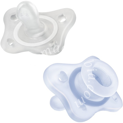 Chicco gommotto mini azzurro 0-2m 2 pezzi